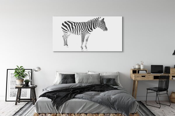 Tablouri canvas zebră pictat