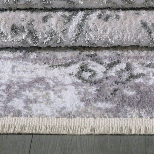 Covor JASMINE 1423, 160x230 cm, forma dreptunghiulara, poliester, gri/