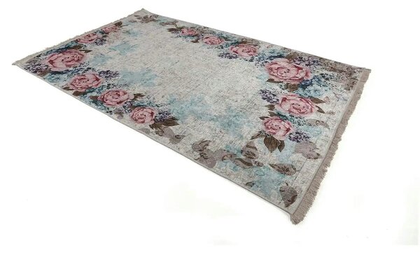 Covor, 120x180 cm, forma dreptunghiulara, poliester, multicolor, ASR C