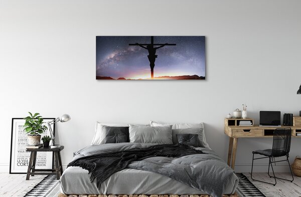 Tablouri canvas Isus răstignit cer