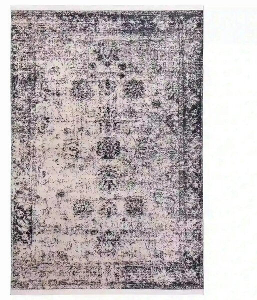 Covor, 160x230 cm, forma dreptunghiulara, tesatura de catifea, multico