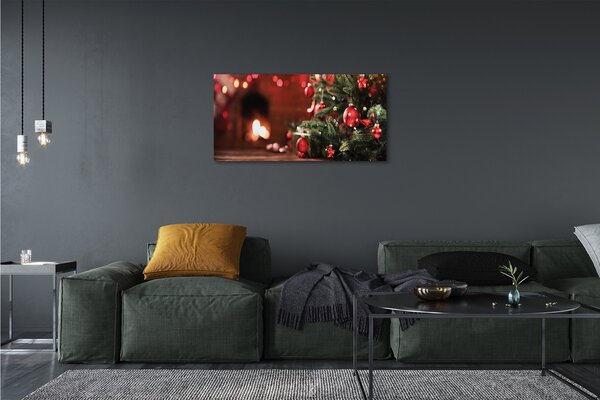 Tablouri canvas pom de Crăciun fleacurile lumini Cadouri