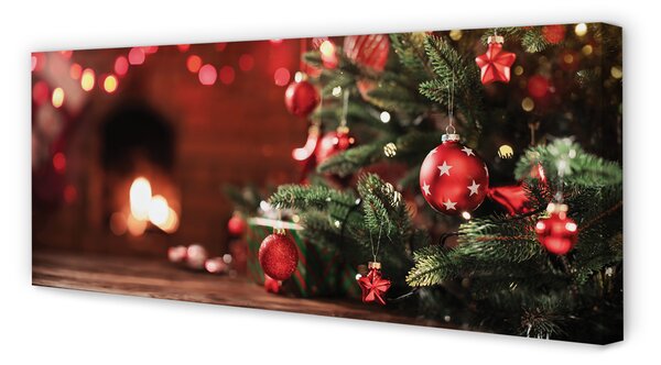 Tablouri canvas pom de Crăciun fleacurile lumini Cadouri