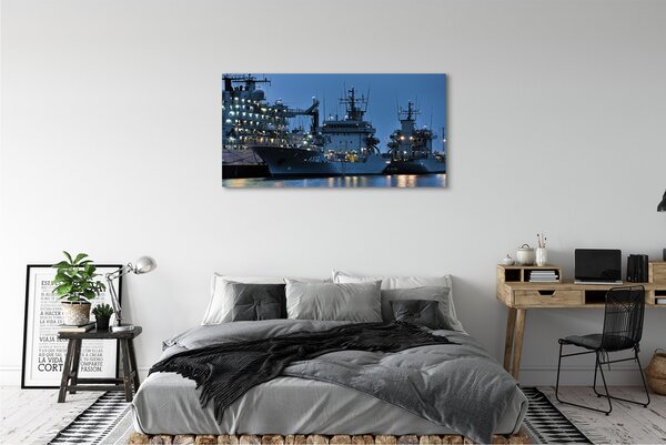 Tablouri canvas Navele cer mare