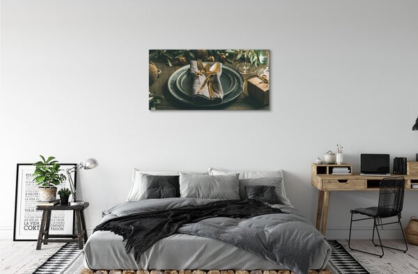 Tablouri canvas Placă tacâmuri fleacurile cadouri