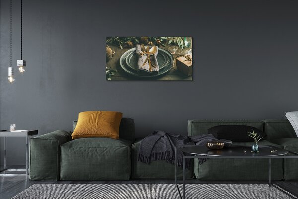 Tablouri canvas Placă tacâmuri fleacurile cadouri