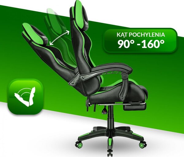 Scaun de gaming HC-1039 Green