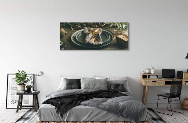 Tablouri canvas Placă tacâmuri fleacurile cadouri
