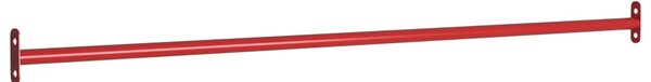 Bară de rotire, roșu, 125 cm, oțel
