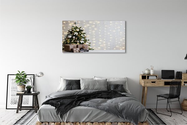 Tablouri canvas Cadouri de Crăciun decorare copac
