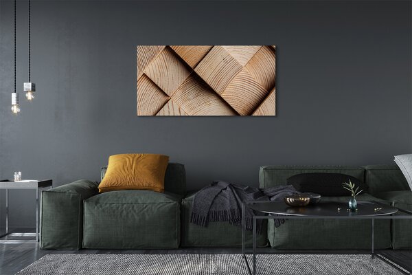 Tablouri canvas noduri de cereale din lemn