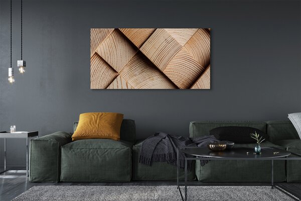 Tablouri canvas noduri de cereale din lemn
