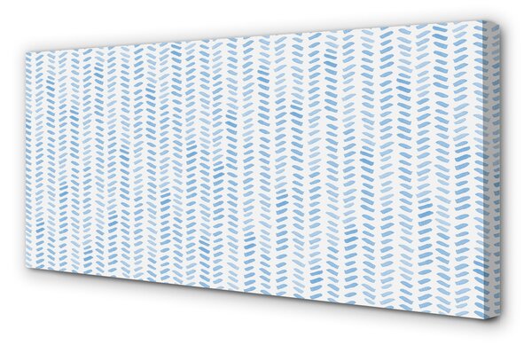 Tablouri canvas spic cu dungi albastre