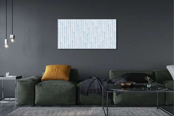 Tablouri canvas spic cu dungi albastre