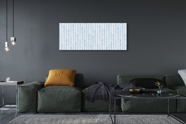 Tablouri canvas spic cu dungi albastre