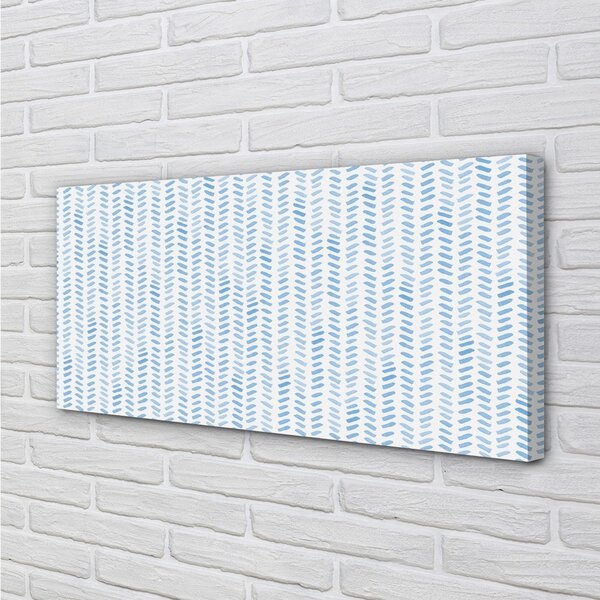 Tablouri canvas spic cu dungi albastre