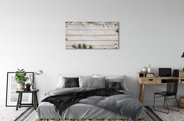 Tablouri canvas lemn Nuiele lumina