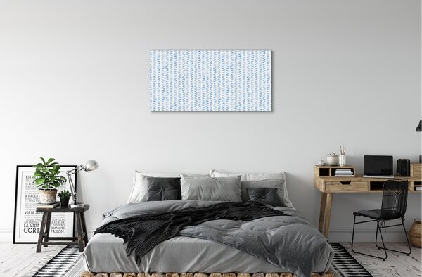 Tablouri canvas spic cu dungi albastre