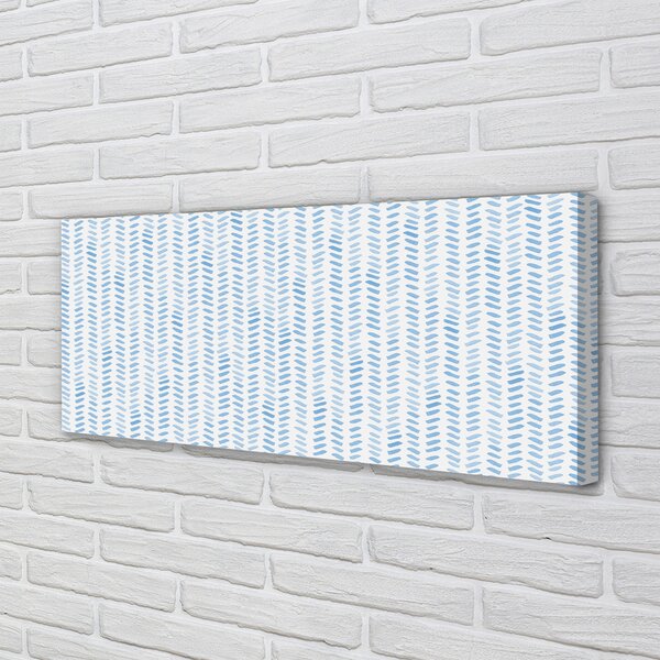 Tablouri canvas spic cu dungi albastre