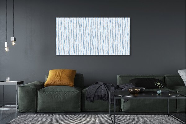 Tablouri canvas spic cu dungi albastre