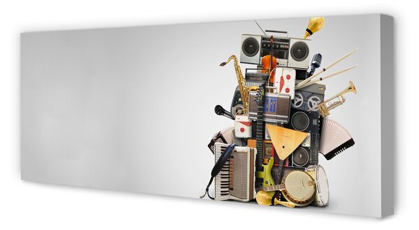 Tablouri canvas Radio microfon ukulele