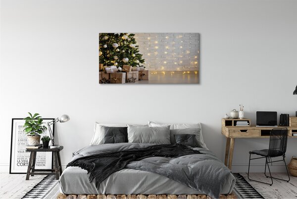 Tablouri canvas Cadouri de Crăciun decorare copac