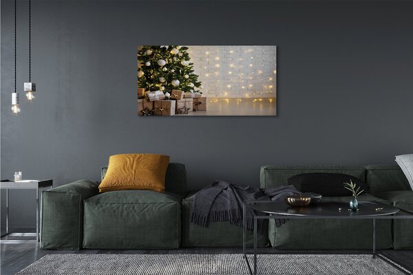 Tablouri canvas Cadouri de Crăciun decorare copac