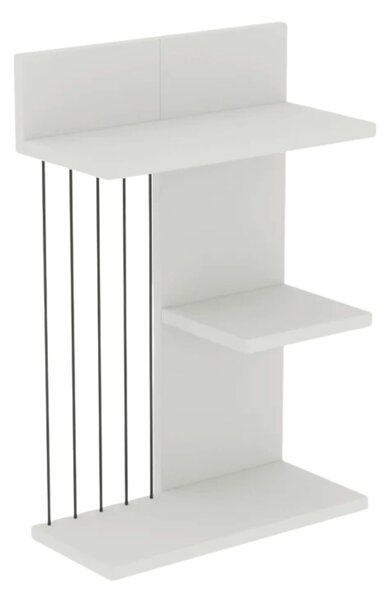 Raft KINIK, alb, PAL melaminat, 40x19x60 cm
