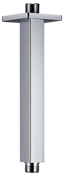 Braț suport duș, argintiu, 20 cm, oțel inoxidabil 201, pătrat