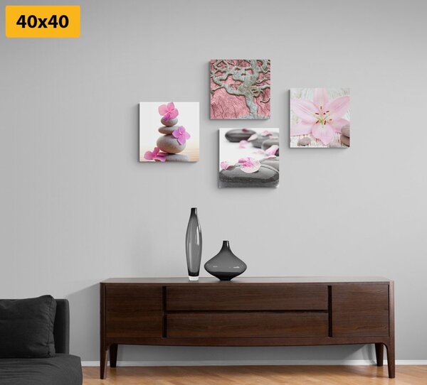 Set tablouri Feng Shui în design delicat