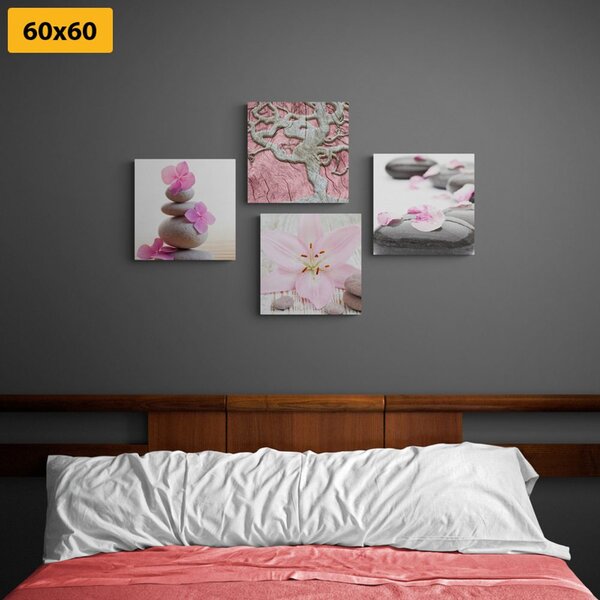 Set tablouri Feng Shui în design delicat