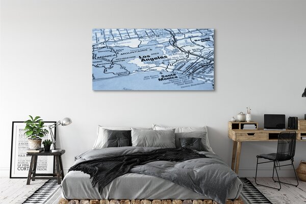Tablouri canvas planul de oraș