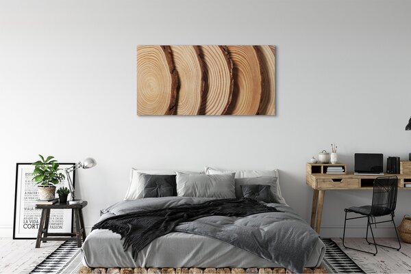 Tablouri canvas felii de cereale din lemn