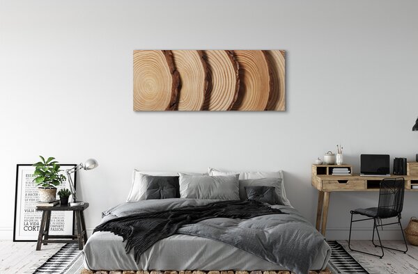 Tablouri canvas felii de cereale din lemn