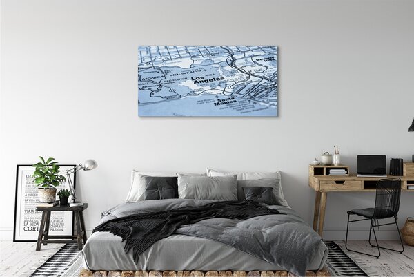 Tablouri canvas planul de oraș