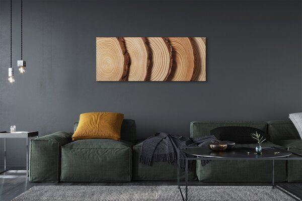 Tablouri canvas felii de cereale din lemn
