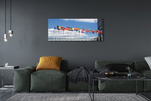Tablouri canvas mai multe steaguri