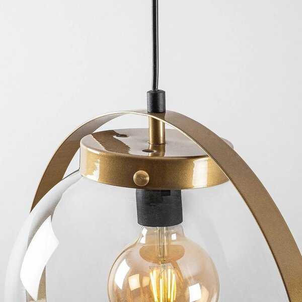 Lustra TAN - NT 101, auriu, metal/sticla, 40x125 cm