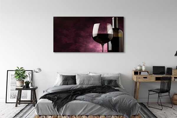 Tablouri canvas Sticlă și un pahar de FINA