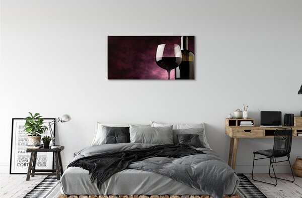 Tablouri canvas Sticlă și un pahar de FINA
