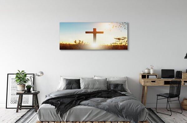 Tablouri canvas soare câmp Cruce