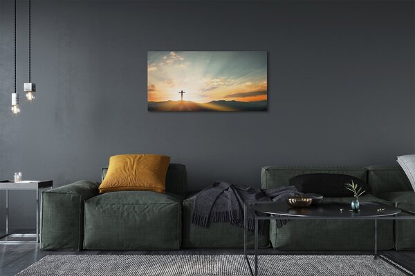 Tablouri canvas top soare Crucea