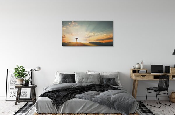 Tablouri canvas top soare Crucea