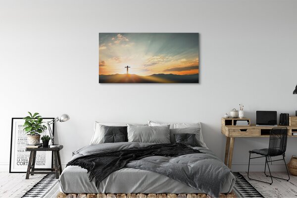 Tablouri canvas top soare Crucea