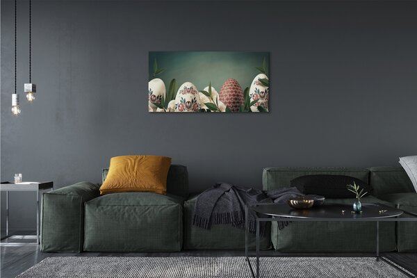 Tablouri canvas Frunze de flori din ouă