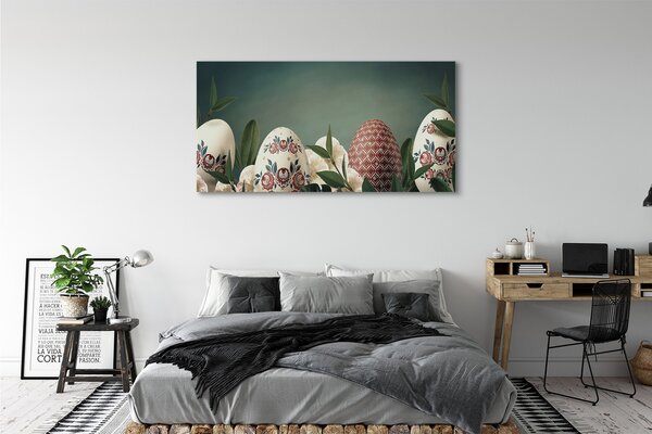 Tablouri canvas Frunze de flori din ouă