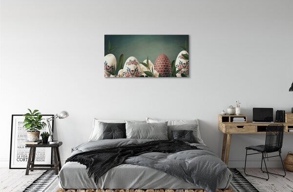 Tablouri canvas Frunze de flori din ouă