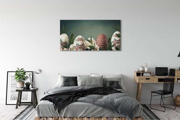 Tablouri canvas Frunze de flori din ouă