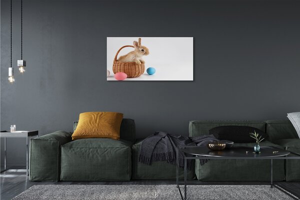 Tablouri canvas iepuri ouă
