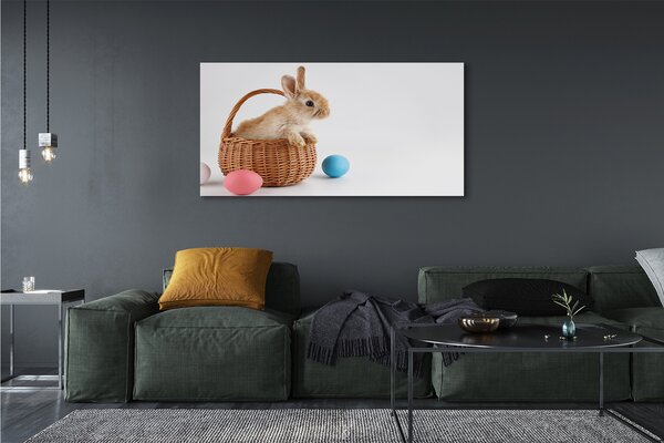 Tablouri canvas iepuri ouă